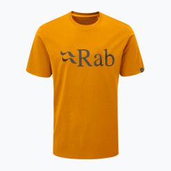 Pánské trekingové tričko Rab Stance Logo SS oranžové QCB-08-SUN-SML