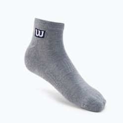 Pánské tréninkové ponožky Wilson Premium Low Cut 3 pack šedé W8F3H-3730