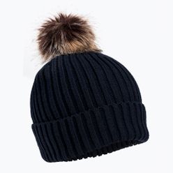 Dětská zimní čepice Color Kids Hat w. Detachable Fake Fur černá 740799