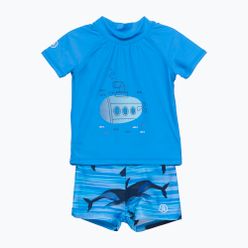 Tričko + plavecké šortky Barva Dětská sada modrá CO7200897553