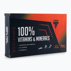 100% Vitamins & Minerals Trec komplex vitamínů a minerálů  60 kapslí TRE/942