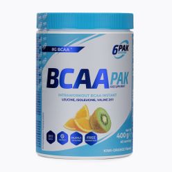Aminokyseliny BCAA 6PAK PAK 400g pomeranč-kiwi PAK/013 # POMKI