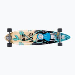 Fish Skateboards Pixie longboard modrý LONG-PIX-SIL-BLA