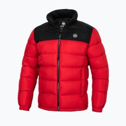 Pánská zimní bunda Pitbull West Coast Boxford Quilted black/red