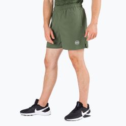 Pitbull Performance Small Logo zelené pánské tréninkové šortky 992203360001