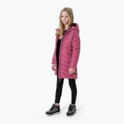 Dětská péřová bunda 4F růžová HJZ22-JKUDP003