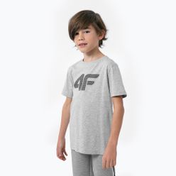 Dětské tričko 4F HJZ22-JTSM002 šedé