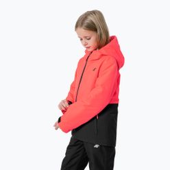 Dětská lyžařská bunda 4F růžová HJZ22-JKUDN001