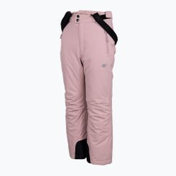 Dětské lyžařské kalhoty 4F JSPDN001 růžové HJZ22-JSPDN001