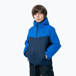 Dětská lyžařská bunda 4F modrá JKUMN001