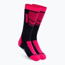 Dětské lyžařské ponožky 4F F028 tmavě modré a růžové 4FJAW22UFSOF028