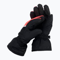 Dětské lyžařské rukavice 4F černo-červené 4FJAW22AFGLF039