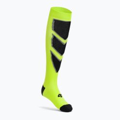 Pánské lyžařské ponožky 4F M030 zelené 4FAW22UFSOM030