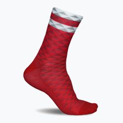 LUXA Asymetrické cyklistické ponožky červené LUHE19SAMRS