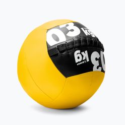 Míč wall ball Gipara 3 kg žlutý 3091