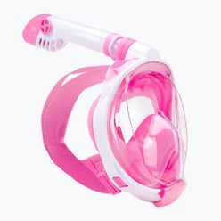 Dětská celoobličejová maska na šnorchlování AQUASTIC růžová SMK-01R