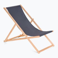 Zahradní polohovací lehátko Kadva LSR01310 šedé KSB001