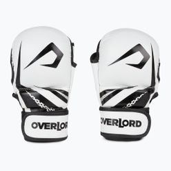 Overlord Sparring MMA grappling rukavice přírodní kůže bílé 101003-W/M