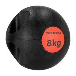 Medicinální míč Spokey Gripi, černý/červený 929866