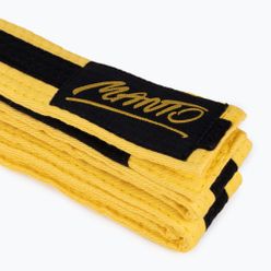 BJJ opasek pro děti MANTO Tag žlutý s černým pruhem MNA867_YEL/BLK_M0