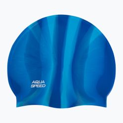 AQUA-SPEED Bunt 64 modrá plavecká čepice 113