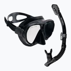 AQUA-SPEED Vanua + Borneo potápěčský set maska + šnorchl černá 610