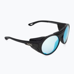 Sluneční brýle GOG Manaslu matná černá / polychromatická modrá E495-1