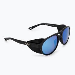 Sluneční brýle GOG Nanga matně černé / polychromatické bílo-modré E410-2P