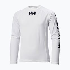 Helly Hansen Waterwear Rashguard Jr dětské tričko bílé 34026_001-10
