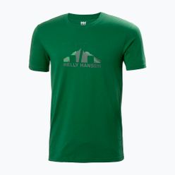 Pánské trekingové tričko Helly Hansen Nord Graphic 486 green 62978