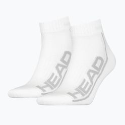 Ponožky HEAD Tenisové ponožky 2P Stripe Quarter white 811509WH