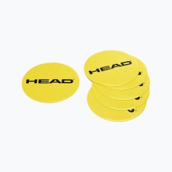 Dvorní značky 6 ks HEAD Targets žlutá 287521
