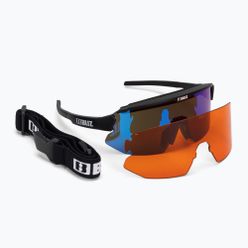 Bliz Breeze Small S3+S2 matné černé / hnědé modré multi / oranžové 52212-13 cyklistické brýle