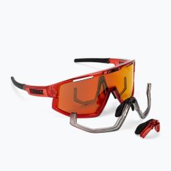 Cyklistické brýle Bliz Fusion S3 transparentní červená / hnědá červená multi 52305-44