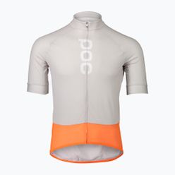 Pánský cyklistický dres POC šedo-oranžový 58135