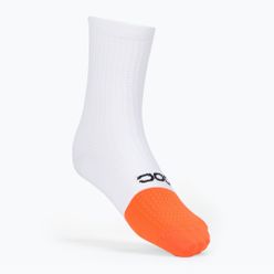 Cyklistické ponožky POC Flair Mid hydrogen white/zink orange