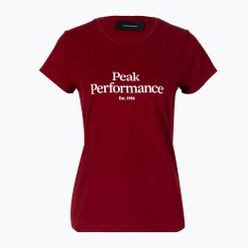 Dámské trekové tričko Peak Performance Original Tee červené G77700310