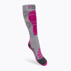 Dámské lyžařské ponožky X-Socks Ski Silk Merino 4.0 šedé XSSSKMW19W
