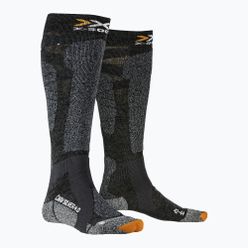 Lyžařské ponožky X-Socks Carve Silver 4.0 černé XSSS47W19U