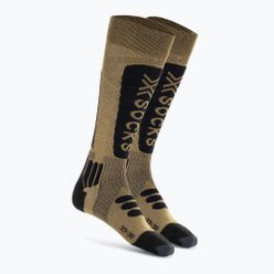 Lyžařské ponožky X-Socks Helixx Gold 4.0 hnědé XSSSXXW19U