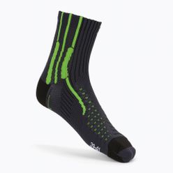 Trekingové ponožky X-Socks Xbs. Effektor Running Grey-Green EF-RS01S21U-G086