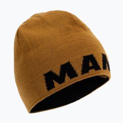 Mammut Logo zimní čepice hnědá a černá 1191-04891-7507-1