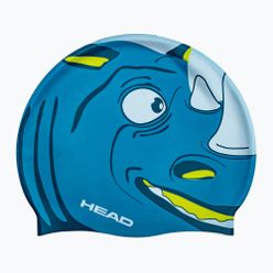 HEAD Meteor BLWH modrobílá dětská plavecká čepice 455138