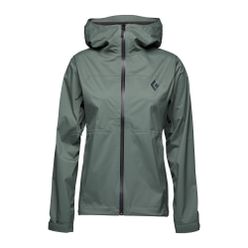 Dámská nepromokavá bunda Black Diamond Stormline Stretch Rain zelená APM6973053LRG1