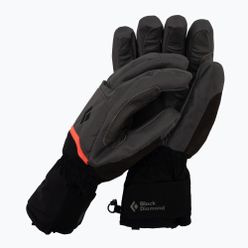 Lyžařské rukavice Black Diamond Mission black/grey BD8019162011LRG1