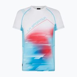 Běžecké tričko dámské LaSportiva Draft modro-bílé Q23602000