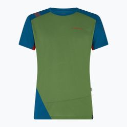 Pánské lezecké tričko La Sportiva Grip zeleno-modré N87718623