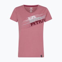 La Sportiva Stripe Evo dámské trekové tričko růžové I31405405