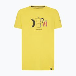 La Sportiva pánské lezecké tričko Snídaně žlutá H32100100