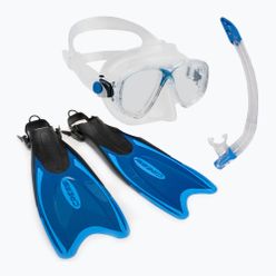 Cressi Palau Marea Bag šnorchl maska + šnorchl + ploutve modrá CA122632